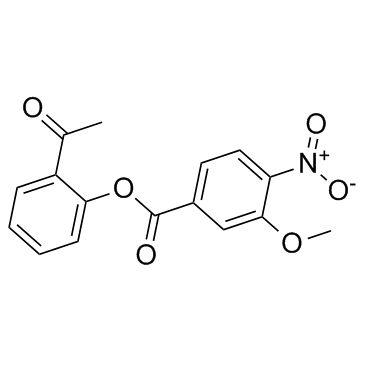 Benzoic acid, 3-methoxy-4-nitro-, 2-acetylphenyl ester