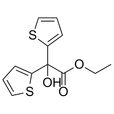 Hydroxydithiophen-2-ylacetic acid ethyl ester