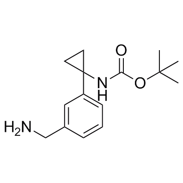 Carbamic acid, N-[1-[3-(aminomethyl)phenyl]cyclopropyl]-, 1,1-dimethylethyl ester