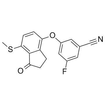 3-Fluoro-5-((7-(Methylthio)-1-Oxo-2,3-Dihydro-1H-Inden-4-Yl)Oxy)Benzonitrile