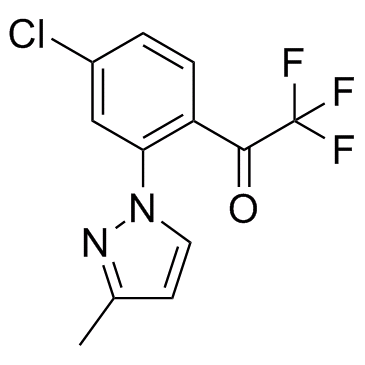 1-(4-氯-2-(3-甲基-1H-吡唑-1-基)苯基)-2,2,2-三氟乙酮