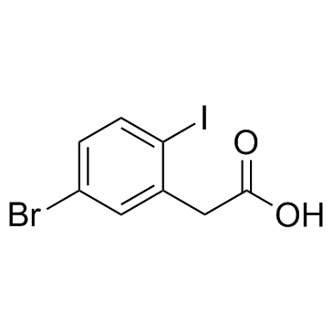 Benzeneacetic acid, 5-bromo-2-iodo-