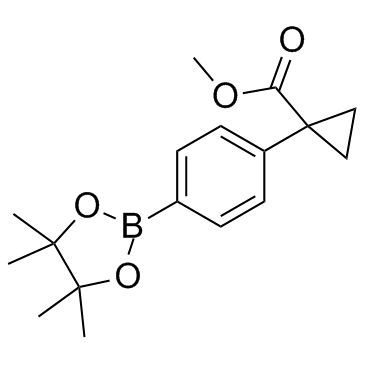 4-(1-甲氧基羰基环丙基)苯硼酸频哪醇酯