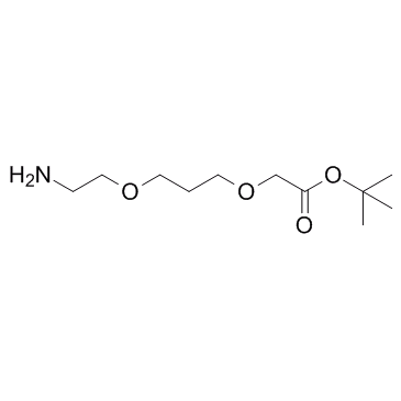 Acetic acid, 2-[3-(2-aminoethoxy)propoxy]-, 1,1-dimethylethyl ester