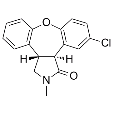 trans-11-chloro-2,3,3a,12b-tetrahydro-2-methyl-1h-dibenz-[2,3:6,7]-oxepino-[4,5-c]-pyrrol-1-one