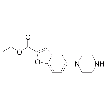 ethyl 5-(piperazin-1-yl)benzofuran-2-carboxylate