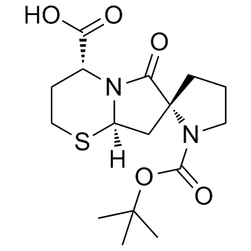 Spiro[pyrrolidine-2,7'(6'H)-[2H]pyrrolo[2,1-b][1,3]thiazine]-1,4'-dicarboxylic acid, tetrahydro-6'-oxo-, 1-(1,1-dimethylethyl) ester, (2R,4'R,8'aR)-