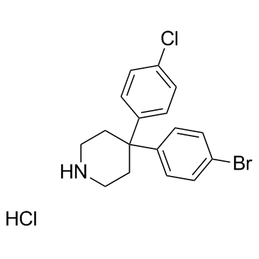 4-(4-溴苯基)-4-(4-氯苯基)哌啶盐酸盐