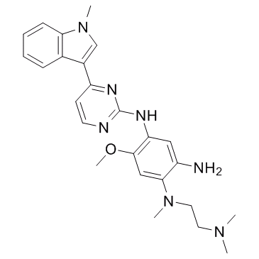 N1-(2-二甲基氨基乙基)-5-甲氧基-N1-甲基-N4-[4-(1-甲基吲哚-3-基)嘧啶-2-基]苯-1,2,4-三胺