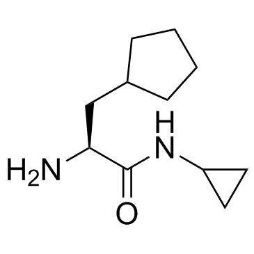 Cyclopentanepropanamide, α-amino-N-cyclopropyl-, (αS)-