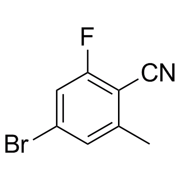 Benzonitrile, 4-bromo-2-fluoro-6-methyl-