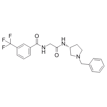 benzamide, n-[2-oxo-2-[[(3r)-1-(phenylmethyl)-3-pyrrolidinyl]amino]ethyl]-3-(trifluoromethyl)-