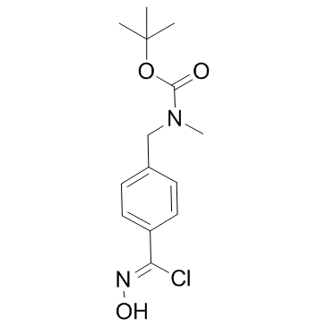 Carbamic acid, N-[[4-[chloro(hydroxyimino)methyl]phenyl]methyl]-N-methyl-, 1,1-dimethylethyl ester