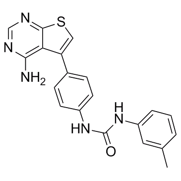 1-(4-(4-氨基噻吩并[2,3-d]嘧啶-5-基)苯基)-3-(间甲苯基)脲