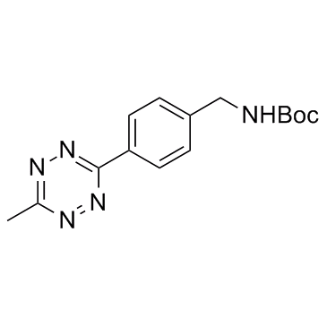 tert-Butyl N-(((4-(6-methyl-1,2,4,5-tetrazin-3-yl)phenyl)methyl)carbamate