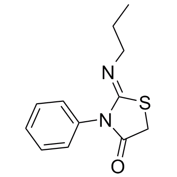 (Z)-3-苯基-2-(丙基亚氨基)噻唑烷-4-酮