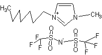 3-甲基-1-辛基-1H-咪唑双(2,2,2-三氟乙酰基)亚胺盐