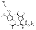 tert-Butyl ((1S,3S)-1-((2S,4S)-4-isopropyl-5-oxotetrahydrofuran-2-yl)-3-(4-methoxy-3-(3-methoxypropoxy)benzyl)-4-methylpentyl)carbamate