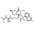 Ethyl1-[5-[imino(nitroamino)methyl]amino]-2-[[(3-methyl-8-quinolinyl)sulfonyl]amino]-1-oxopentyl]-4-methyl-2-piperidinecarboxylic acid