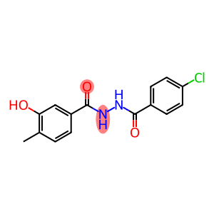 3-Hydroxy-4-methyl-benzoic acid N'-(4-chloro-benzoyl)-hydrazide