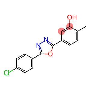 5-[5-(4-Chloro-phenyl)-[1,3,4]oxadiazol-2-yl]-2-methyl-phenol