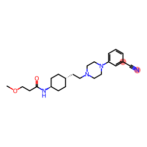 Propanamide, N-(trans-4-(2-(4-(3-cyanophenyl)-1-piperazinyl)ethyl)cyclohexyl)-3-methoxy-