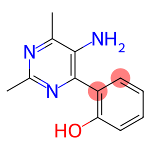 Phenol, 2-(5-amino-2,6-dimethyl-4-pyrimidinyl)-