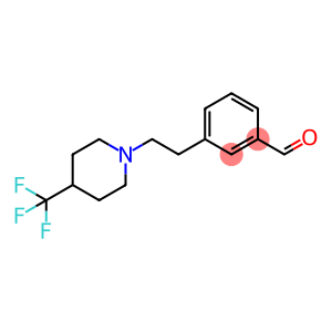 3-{2-[4-(三氟甲基)哌啶基]乙基}苯甲醛