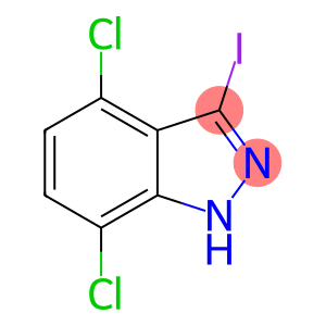 1H-Indazole, 4,7-dichloro-3-iodo-