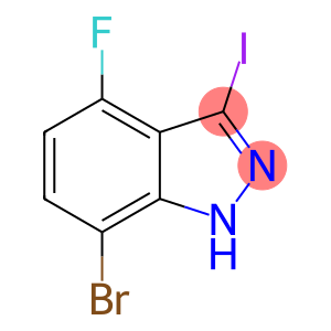 1H-Indazole, 7-bromo-4-fluoro-3-iodo-