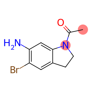 Ethanone, 1-(6-amino-5-bromo-2,3-dihydro-1H-indol-1-yl)-