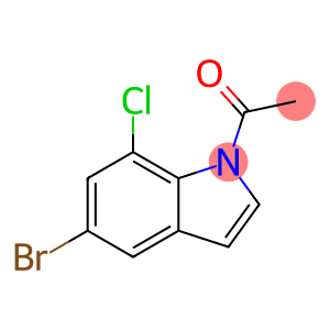 1-(5-溴-7-氯-1H-吲哚-1-基)乙酮