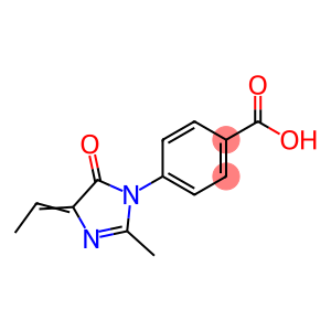 Benzoic acid, 4-(4-ethylidene-4,5-dihydro-2-methyl-5-oxo-1H-imidazol-1-yl)-