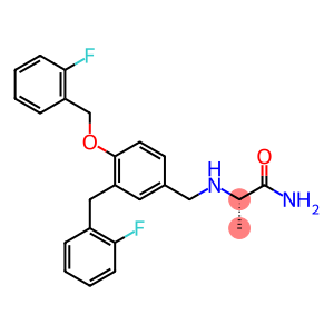 (S)-2-[3-(2-fluoro-benzyl)-4-(2-fluoro-benzyloxy)-benzylamino]propanamide