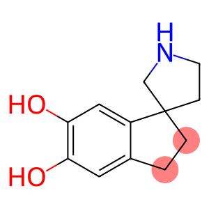 Spiro[1H-indene-1,3-pyrrolidine]-5,6-diol, 2,3-dihydro- (9CI)