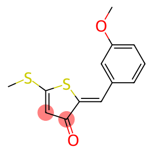 2-(3-Methoxybenzylidene)-5-(methylthio)thiophen-3(2H)-one