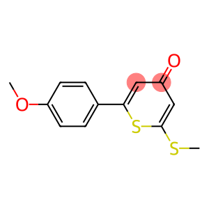 2-(4-Methoxyphenyl)-6-methylthio-4H-thiopyran-4-one