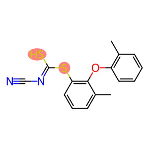 Methyl[2-(2-methylphenoxy)phenyl]-cyanocarbonimidodithioate