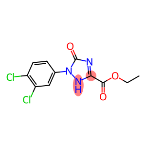 1H-1,2,4-Triazole-3-carboxylic acid, 1-(3,4-dichlorophenyl)-2,5-dihydro-5-oxo-, ethyl ester