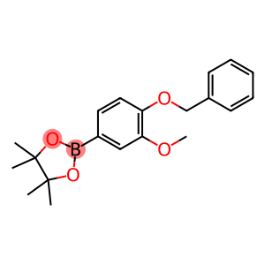 2-(4-(Benzyloxy)-3-methoxyphenyl)-4,4,5,5-tetramethyl-1,3,2-dioxaborolane