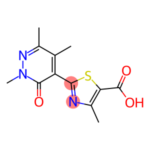 4-METHYL-2-(2,5,6-TRIMETHYL-3-OXO-2,3-DIHYDROPYRIDAZIN-4-YL)-1,3-THIAZOLE-5-CARBOXYLIC ACID