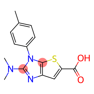 2-(DIMETHYLAMINO)-3-(4-METHYLPHENYL)-3H-THIENO[2,3-D]IMIDAZOLE-5-CARBOXYLIC ACID