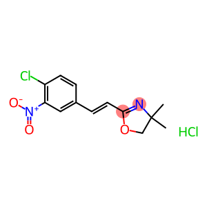 2-[(E)-2-(4-chloro-3-nitro-phenyl)ethenyl]-4,4-dimethyl-5H-1,3-oxazole hydrochloride