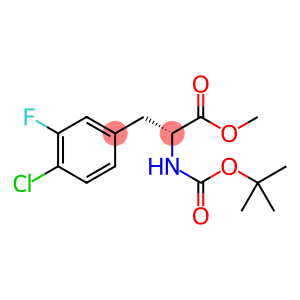 (R)-methyl 2-(tert-butoxycarbonylamino)-3-(4-chloro-3-fluorophenyl)propanoate