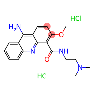 9-Amino-N-(2-(dimethylamino)ethyl)-3-methoxy-4-acridinecarboxamide dih ydrochloride