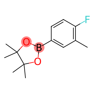 2-(4-氟-3-甲基苯基)-4,4,5,5-四甲基-1,3,2-二氧杂硼杂环戊烷