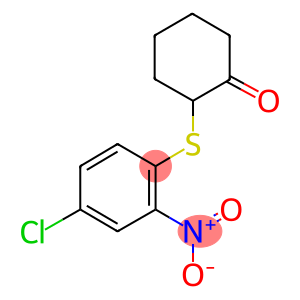 2-({4-chloro-2-nitrophenyl}sulfanyl)cyclohexanone