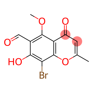 4H-1-Benzopyran-6-carboxaldehyde, 8-bromo-7-hydroxy-5-methoxy-2-methyl-4-oxo-