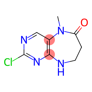 6H-Pyrimido[4,5-b][1,4]diazepin-6-one, 2-chloro-5,7,8,9-tetrahydro-5-methyl-