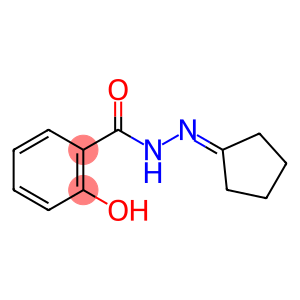 Benzoic acid, 2-hydroxy-, 2-cyclopentylidenehydrazide